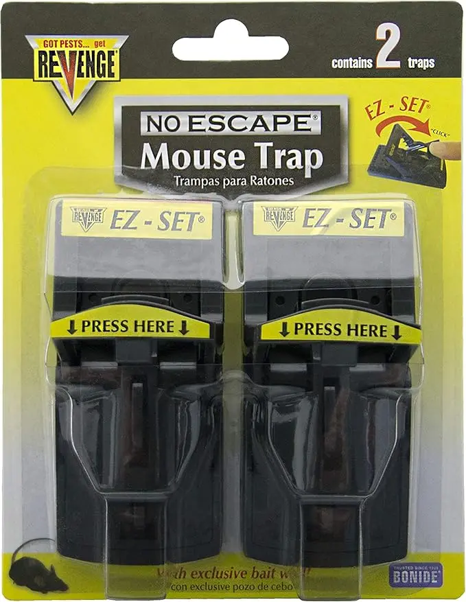 Revenge: Ez-Set Mouse Trap - 2 Pack 1