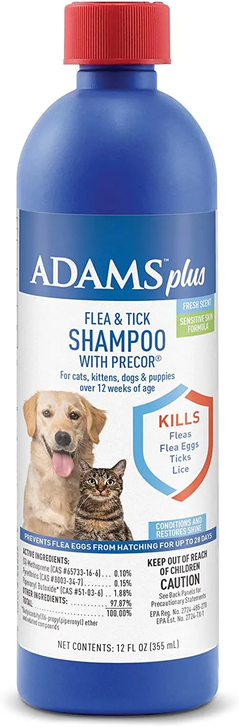 Adams Plus F&T Shampoo W/Igr - 12Oz 1