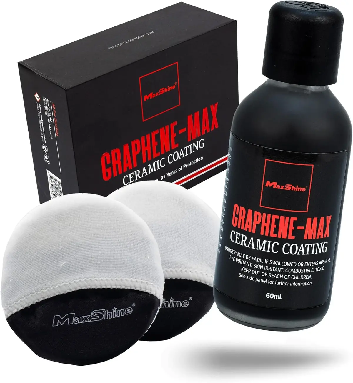 Graphene-Max Ceramic Car Coating Kit - 60Ml 1