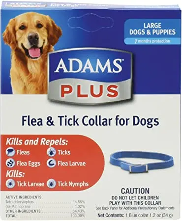 Adams Plus Flea & Tick Collar For Dogs - Large 1