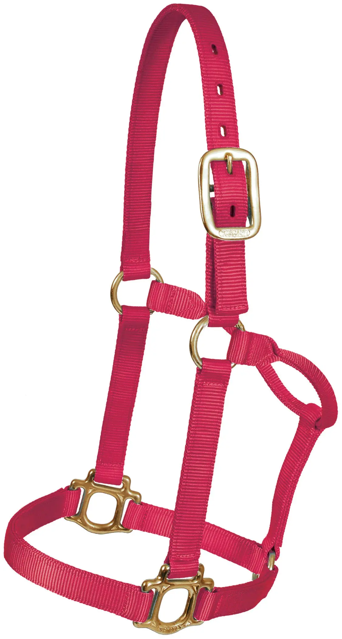 Traditional Nylon Halter - Red 1