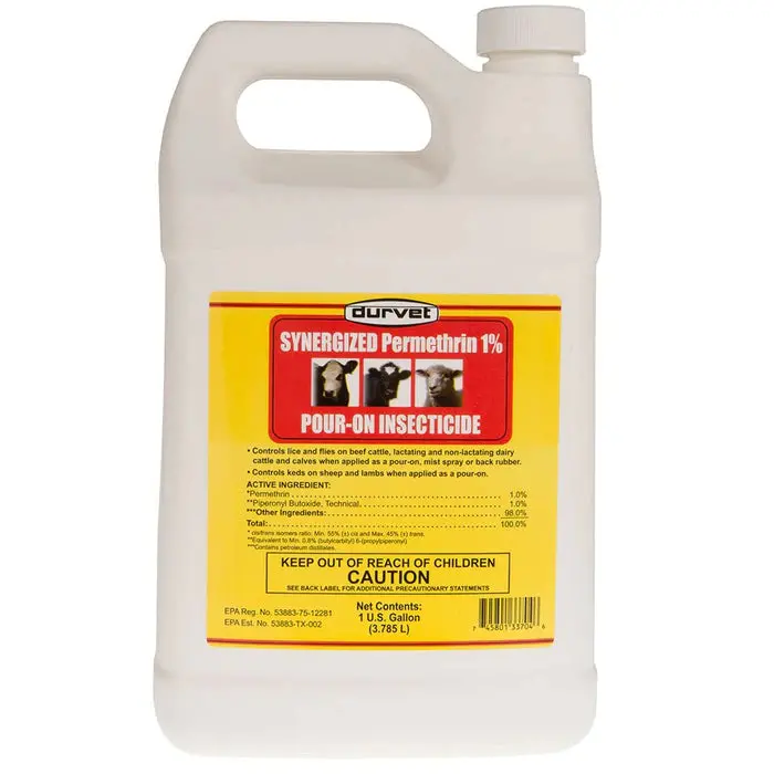 Synergized Permethrin Pour-On Gal. 1
