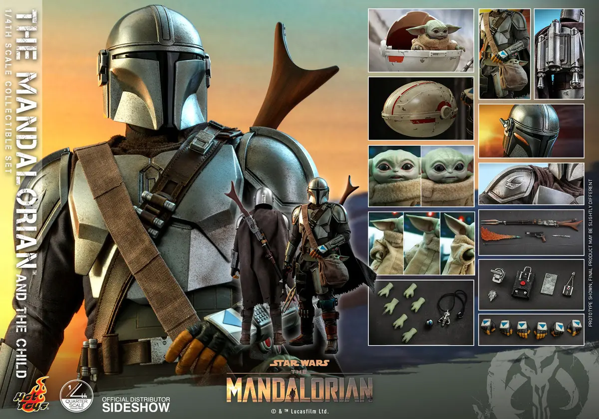 Star Wars: The Mandalorian And The Child 1:4 Scale 1