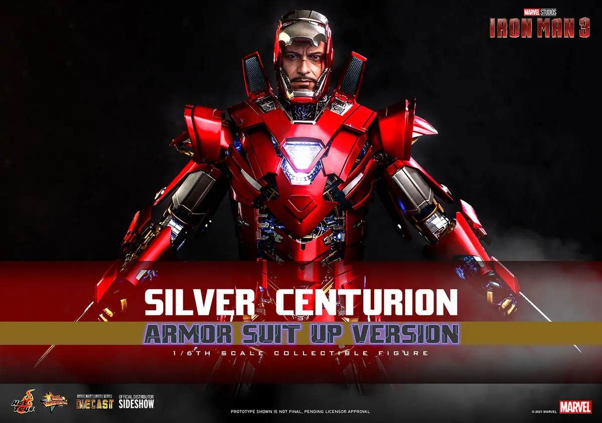 Marvel Iron Man 3: Silver Centurion (Armor Suit Up Version) 1