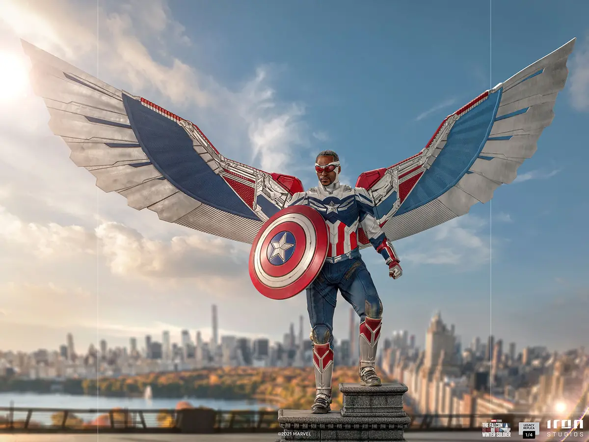 Marvel The Falcon And The Winter Soldier: Captain America Sam Wilson (Open Wings Version) 1
