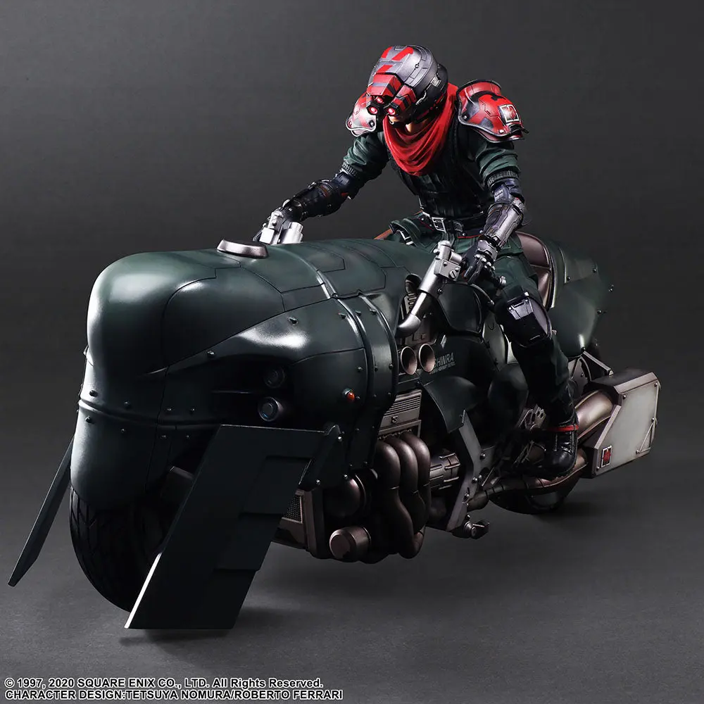 Final Fantasy Vii Remake: Shinra Elite Security Officer And Motorcycle Set 1