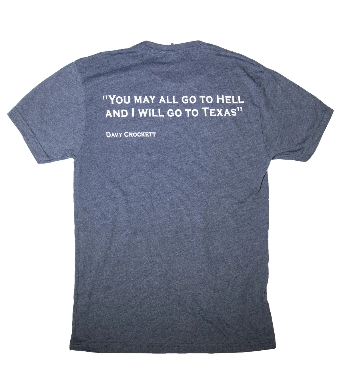 Davy Crockett T-Shirt - Heather Navy 1