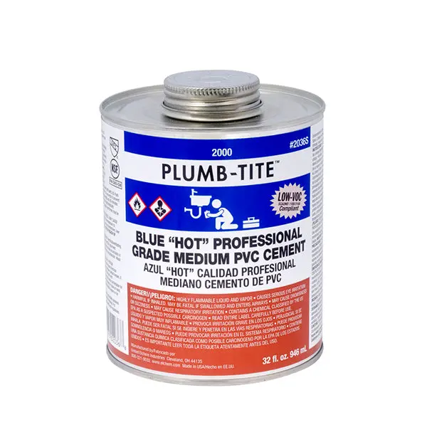 Qt Plumb-Tite Pvc Cement 32Oz 1