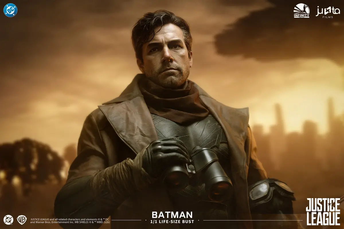 Dc Zack Snyder’S Justice League: Knightmare Batman 1/1 Scale Silicone Bust (Pre-Order) 1