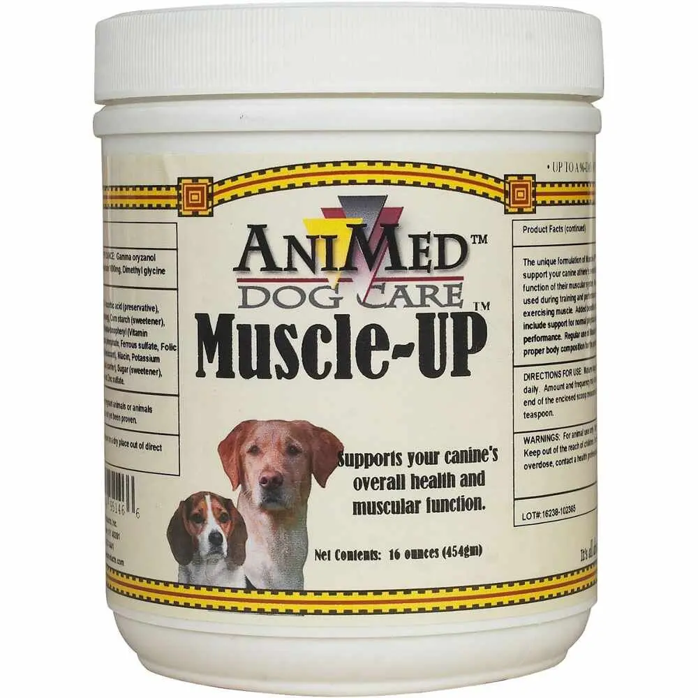 Animed: Muscle-Up Pwdr Dog/Cat 16Oz 1