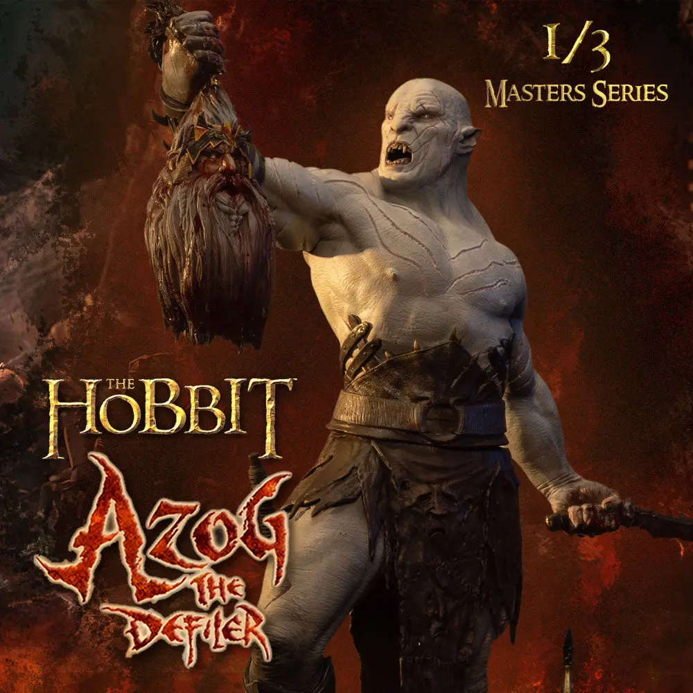 The Hobbit: Azog The Defiler John Howe Signature Edition Third Scale 1