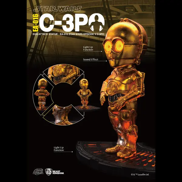 Star Wars Episode V C3po Egg Attack Statue 2