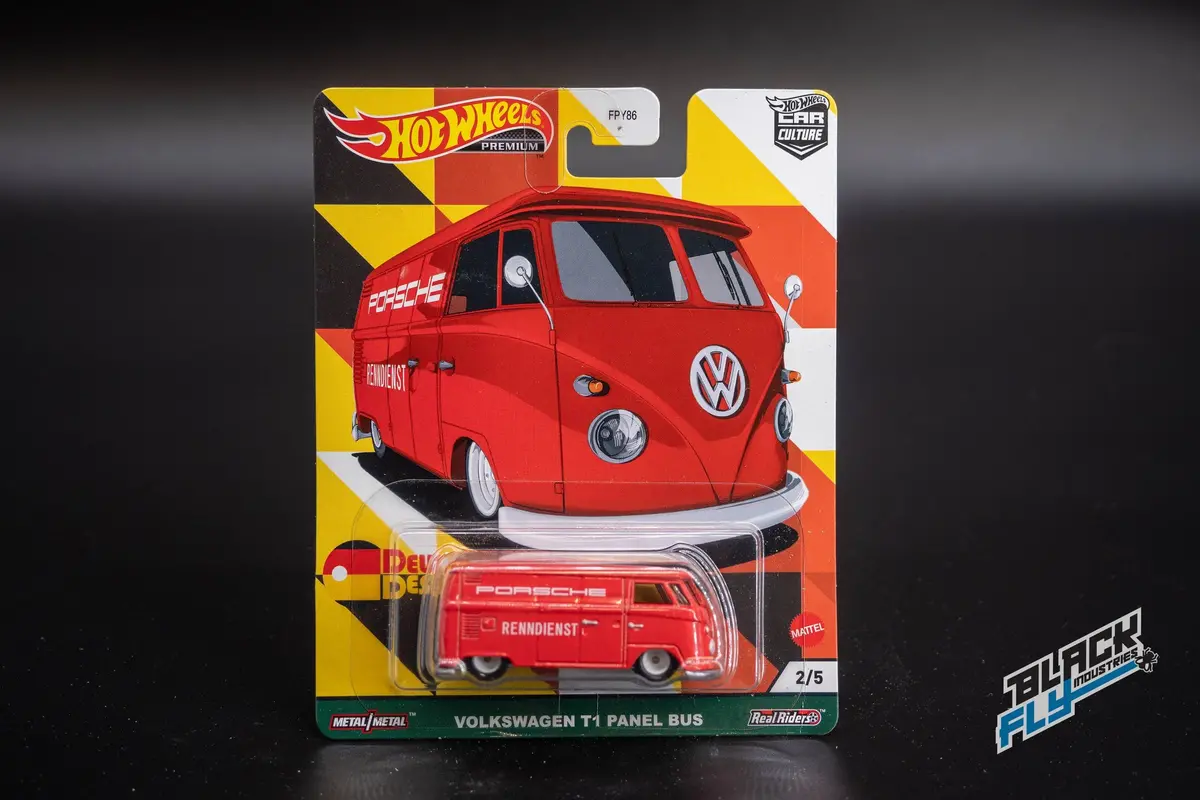 Hot Wheels - Volkswagen T1 Panel Bus - Deutschland Design - Rare 1