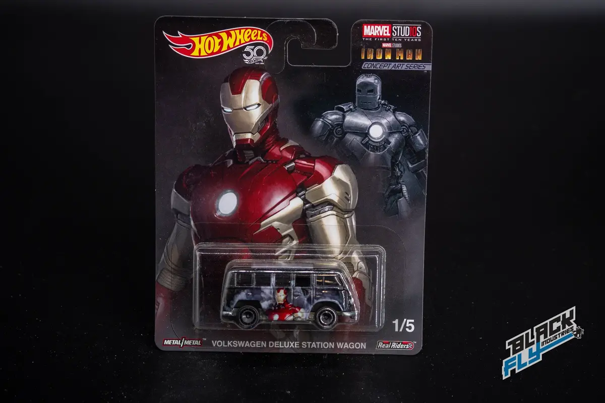 Hot Wheels - Marvel Ironman Volkswagen Deluxe Station Wagon (Bus T1) 1