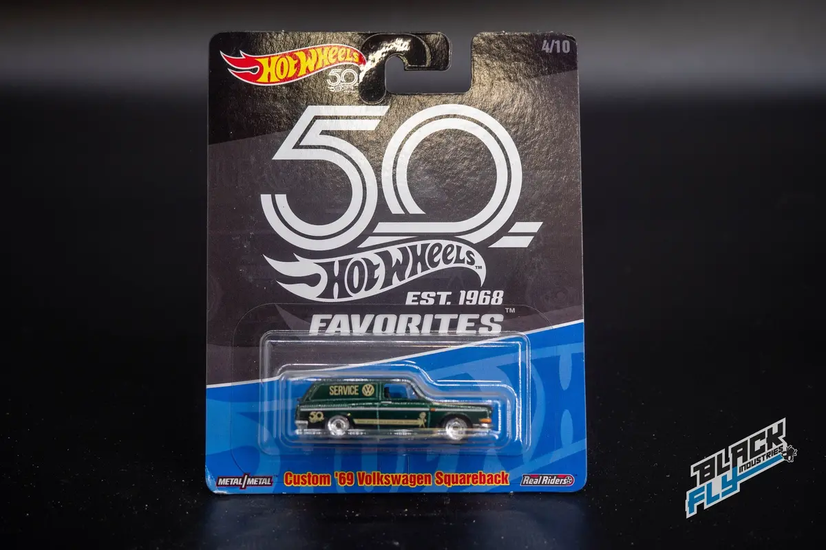 Hot Wheels - Custom '69 Volkswagen Squareback - Air-Cooled - 50Th - Rare 1