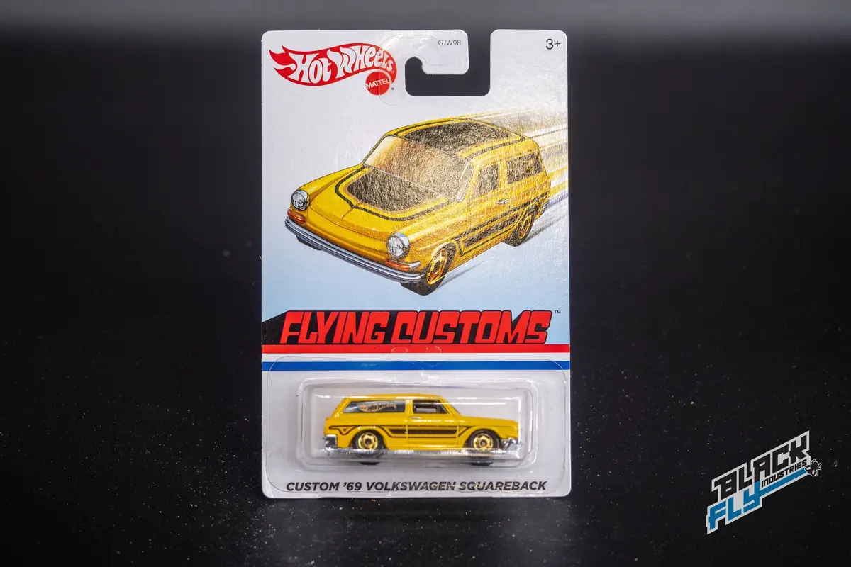 Hot Wheels - Custom '69 Volkswagen Squareback - Yellow - Rare 1
