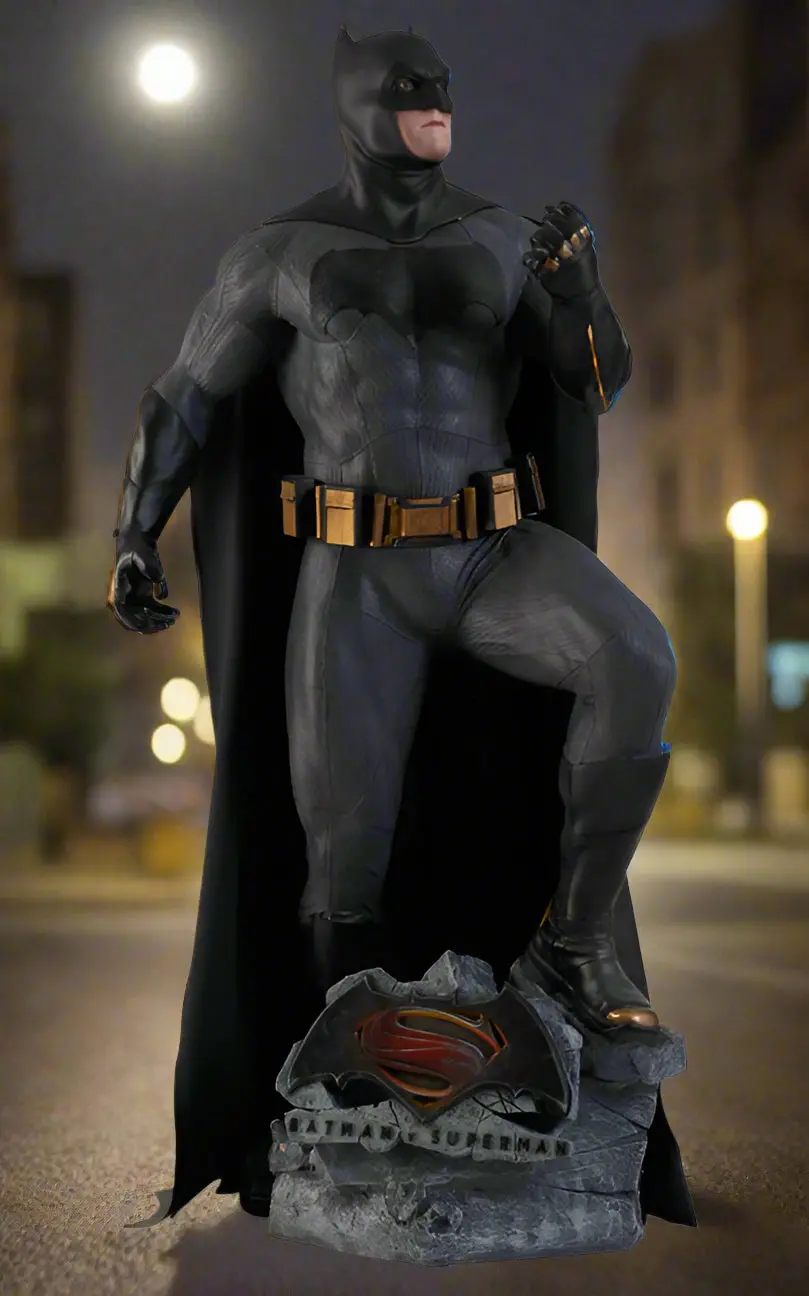 Dc Batman Vs Superman Dawn Of Justice (2016): Batman Life Size Statue 1