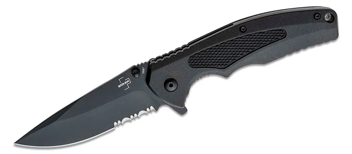 Gemini Nga Assisted Folding Knife - All Black 1