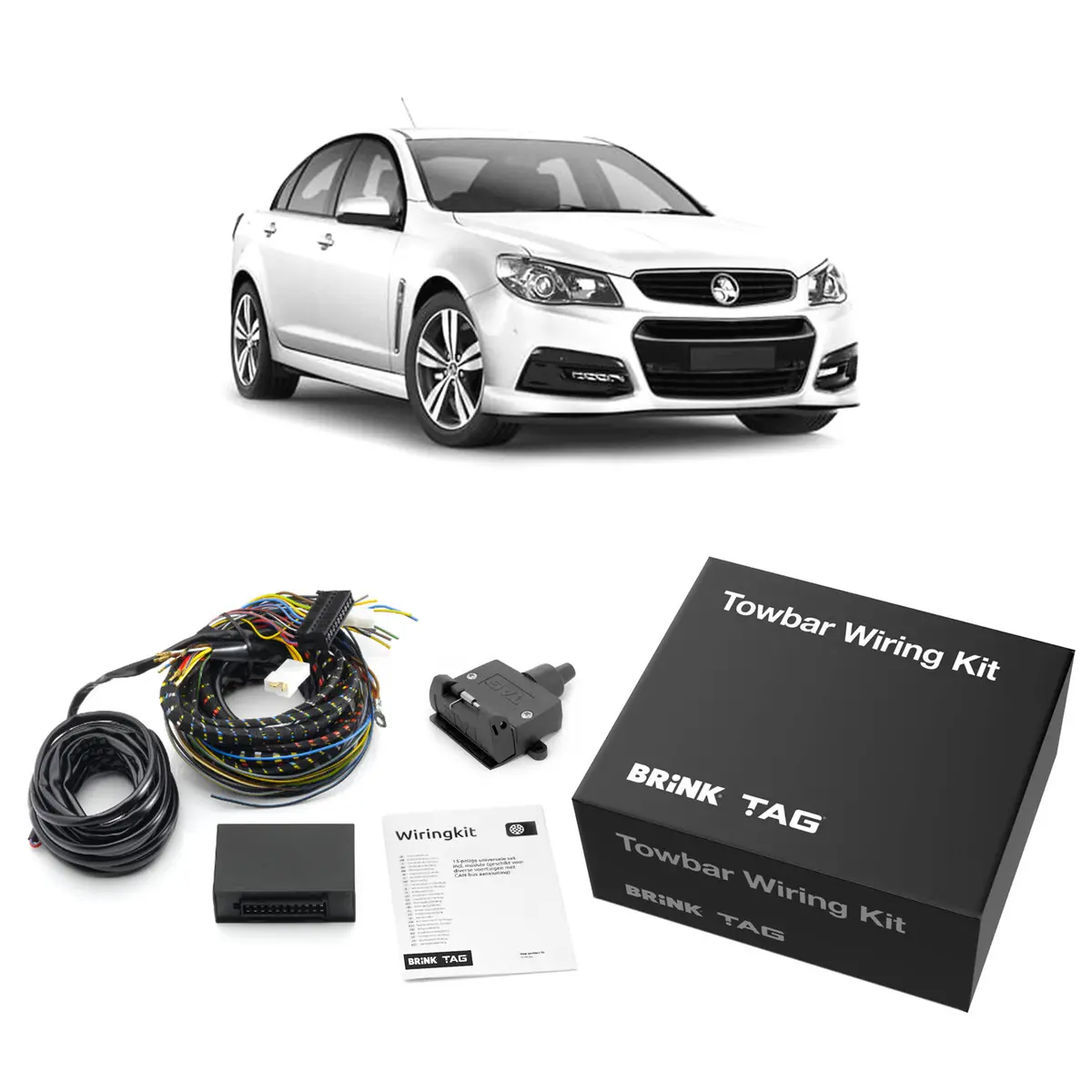 Tag Standard Duty Towbar And Direct Fit Wiring Harness For Holden Commodore Vf Sedan (01/2013 - On) 1