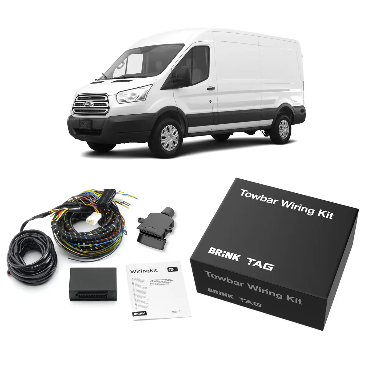 Tag Heavy Duty Towbar & Direct Fit Wiring For Ford Transit Van (02/2014 - 05/2016) 2