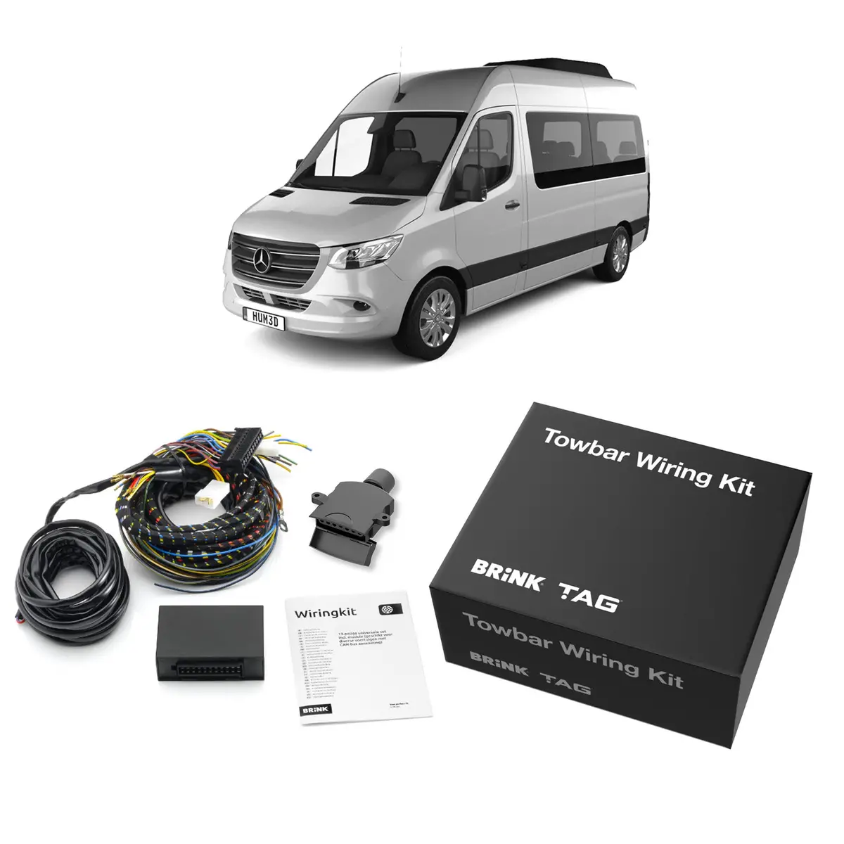 Tag Heavy Duty Towbar & Direct Fit Wiring For Mercedes Benz Sprinter Van 904, Vs30 Wide Chassis (01/2019 - On) 2