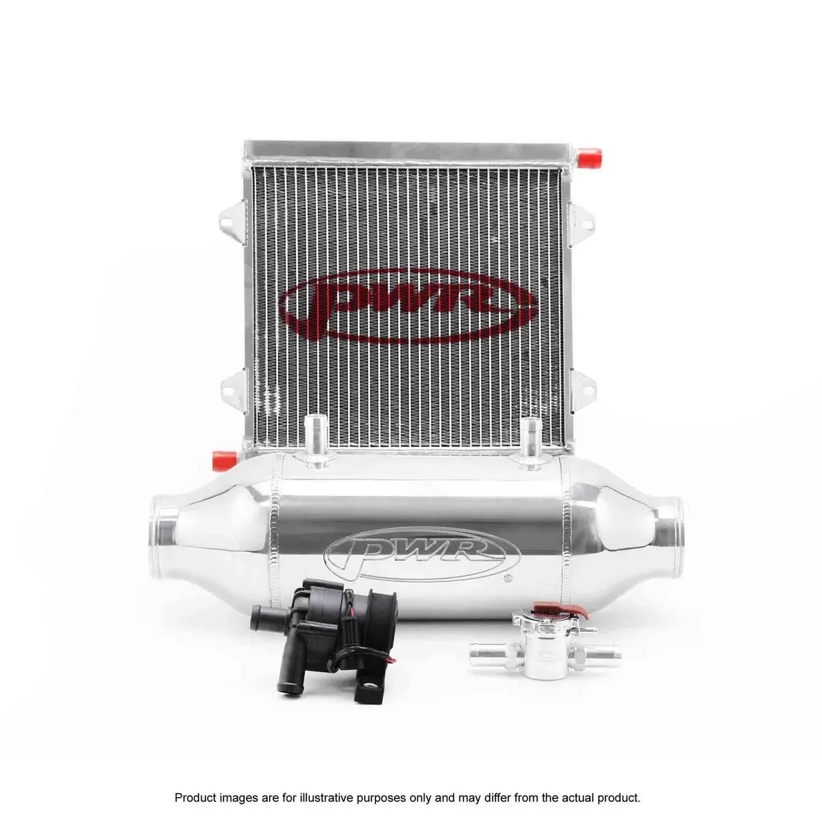 Liquid To Air Barrel Intercooler Kit 5" X 6" 1