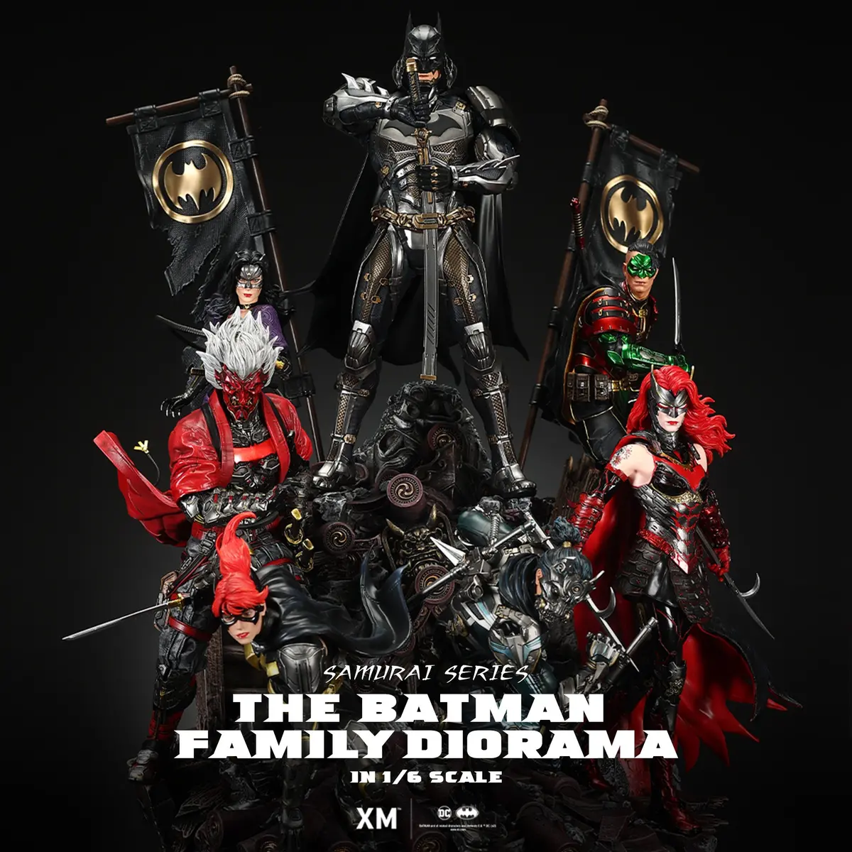 Dc Samurai Series: The Batman Family Diorama (Xm Exclusive) 1