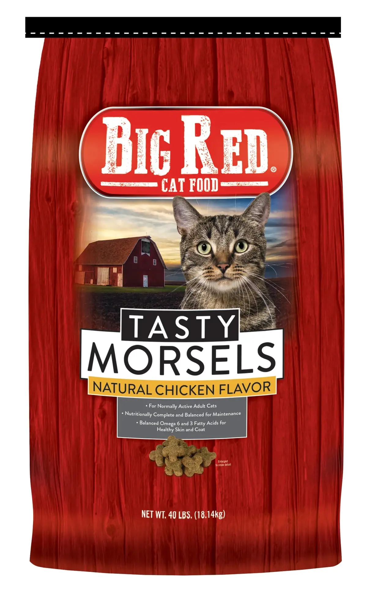 Big Red Tasty Morsels Cat - 40 Lb 1