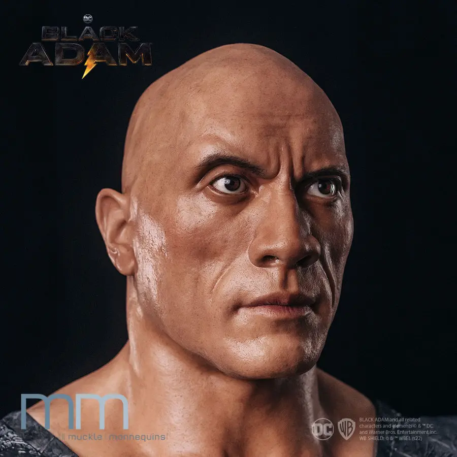 Dc Black Adam (2022): Black Adam Life Size Silicone Head 1