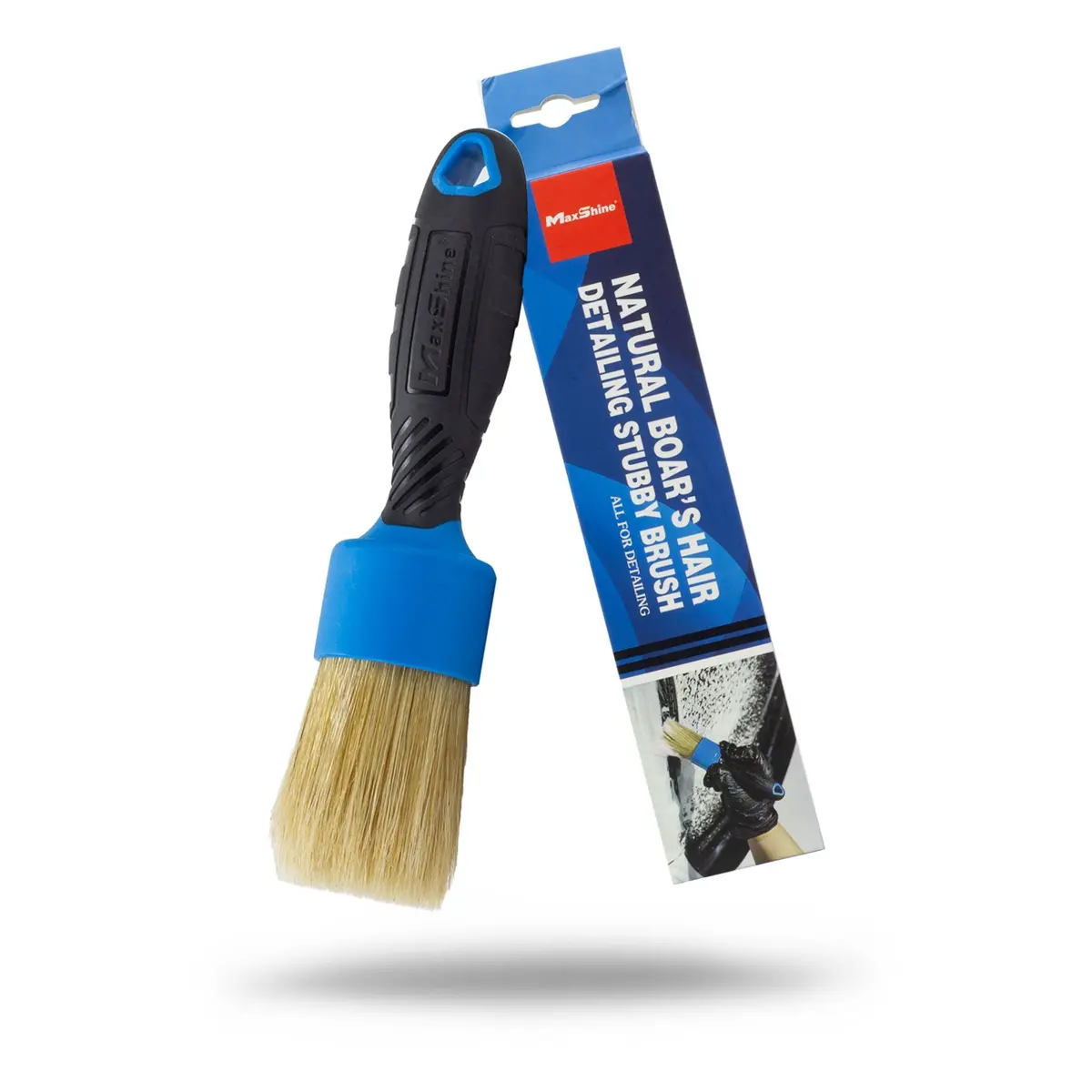 Stubby Brush - Boar Hair & Mixed Bristle 1
