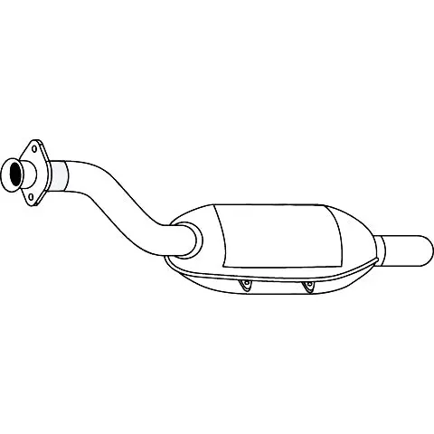Redback Enviro Catalytic Converter For Peugeot 206 (06/2003 - 12/2007) 1