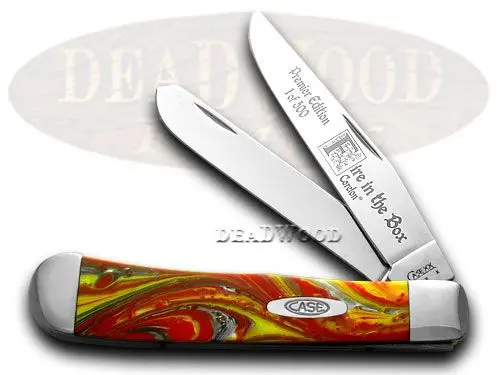 Case Xx - Genuine Fire In Box Corelon Trapper Pocket Knife 1