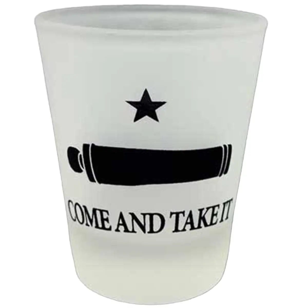 Come And Take It Frosted Shot Glass 1