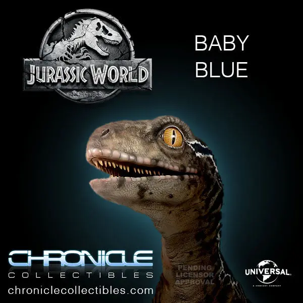 Jurassic World: Raptor "Baby Blue" Statue 1