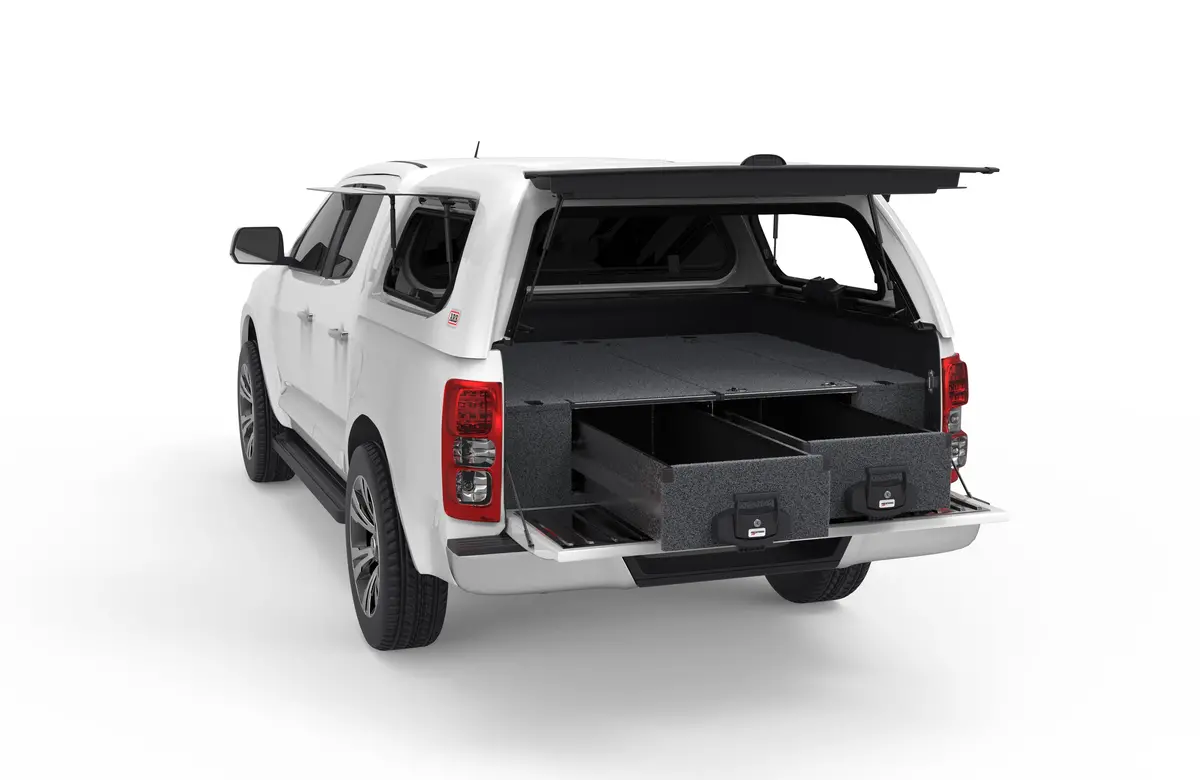 Holden Colorado (2012-2020) Rg 4Wd Interiors Fixed Floor Drawers Rg Dual Cab 1