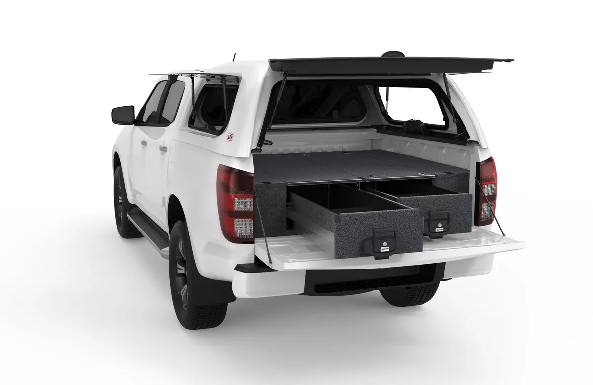 Mazda Bt-50 (2020-2027) 4Wd Interiors Fixed Floor Drawers Dual Cab 1