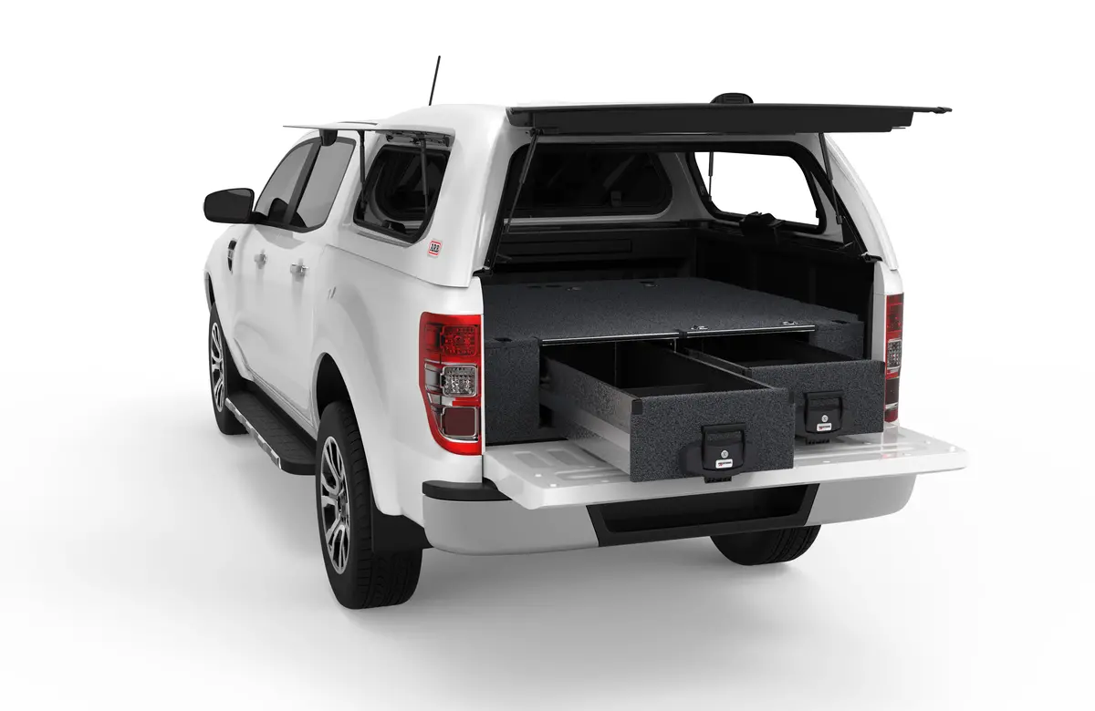 Ford Ranger (2015-2018) Pxii 4Wd Interiors Fixed Floor Drawers Dual Cab 1