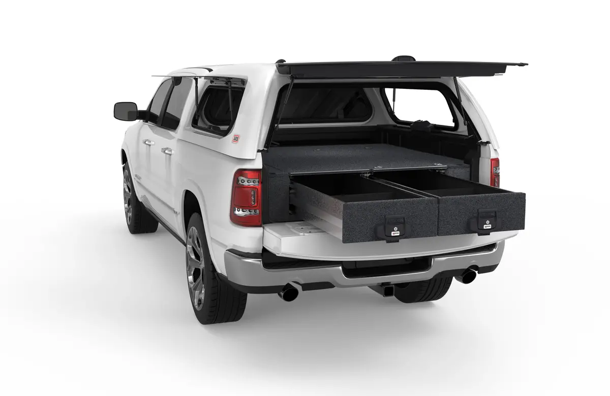 Ram 1500 (2018-2023) Ds 4Wd Interiors Fixed Floor Drawers Laramie Crew Cab 1