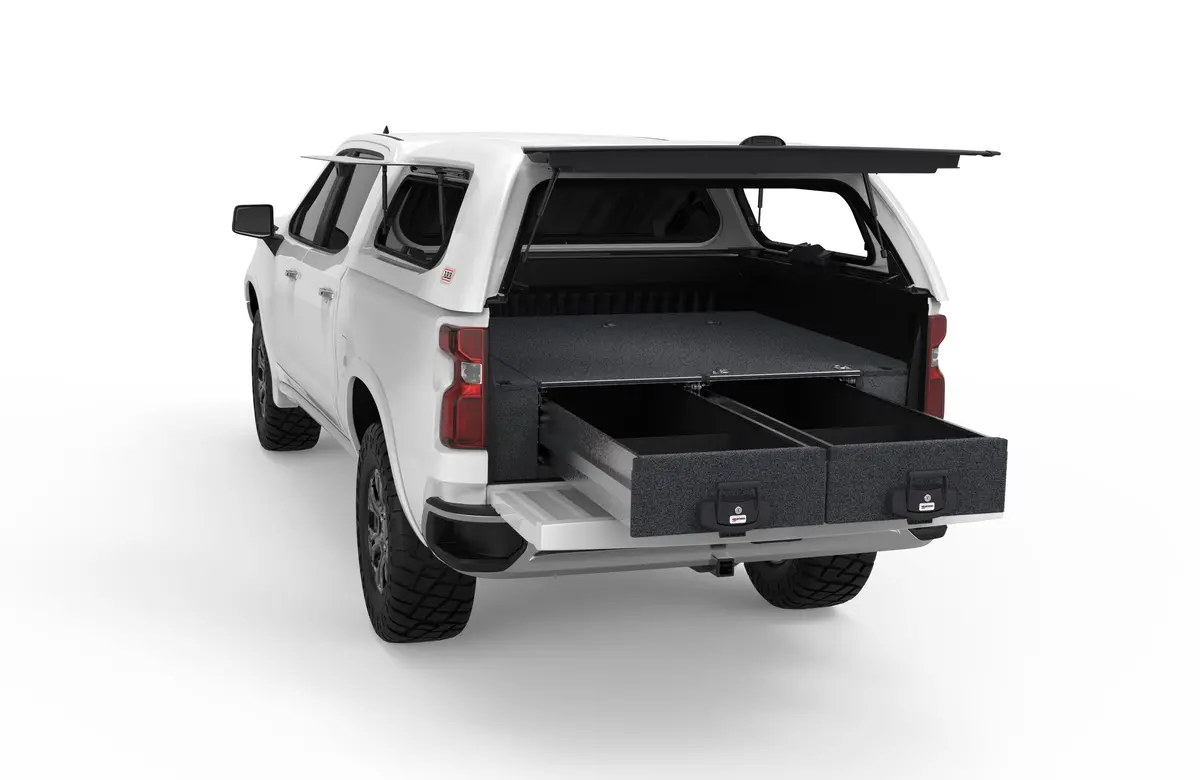 Chevrolet Silverado 1500 (2020-2027) 4Wd Interiors Fixed Floor Drawers 1
