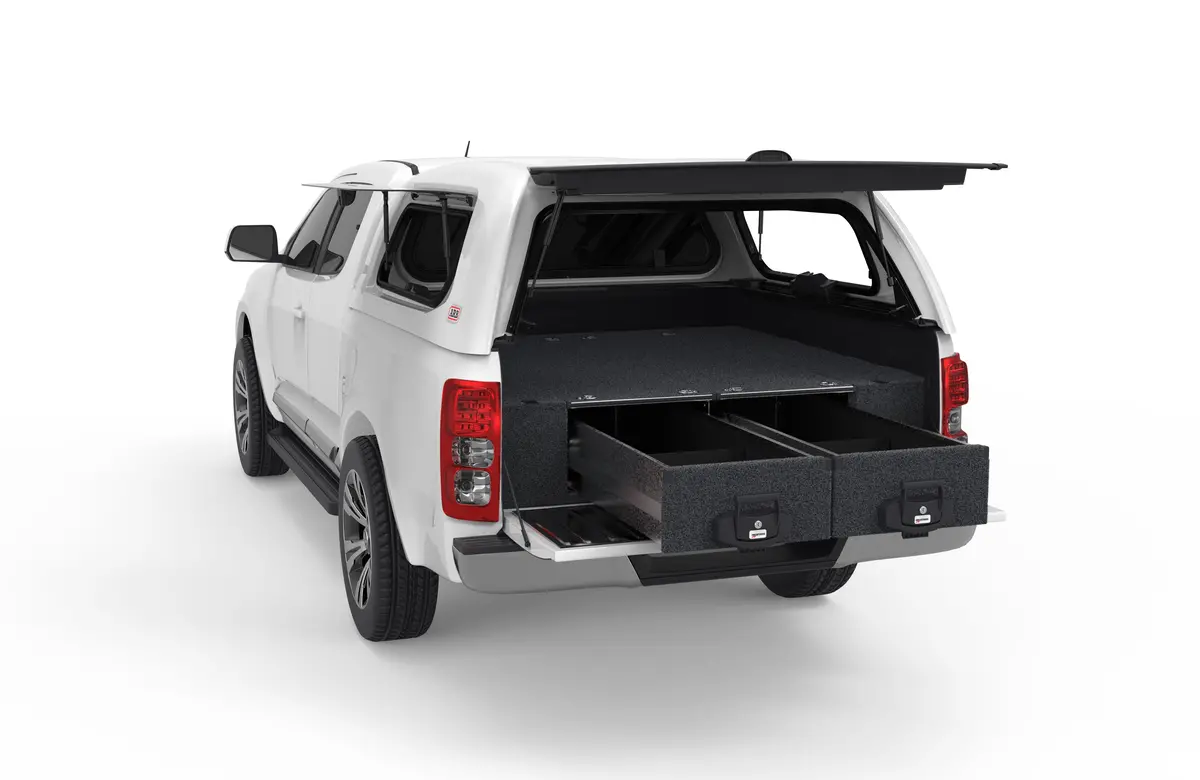 Holden Colorado (2012-2020) Rg 4Wd Interiors Fixed Floor Drawers Space Cab/Extra Cab 1