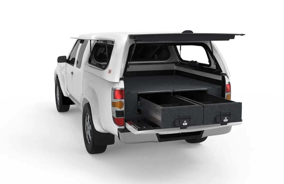 Mazda Bt-50 (2006-2011) 4Wd Interiors Fixed Floor Drawers Super Cab/Extra Cab 1