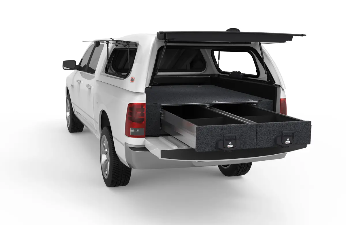 Ram 1500 (2021-2026) Dt 4Wd Interiors Fixed Floor Drawers Express Quad Cab 1