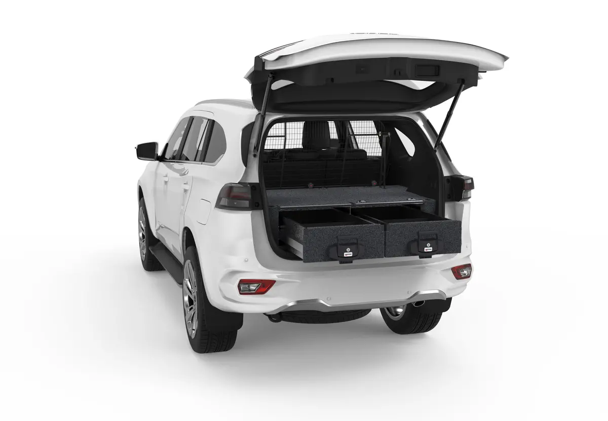 Isuzu Mu-X (2021-2027) 4Wd Interiors Fixed Floor Drawers 1