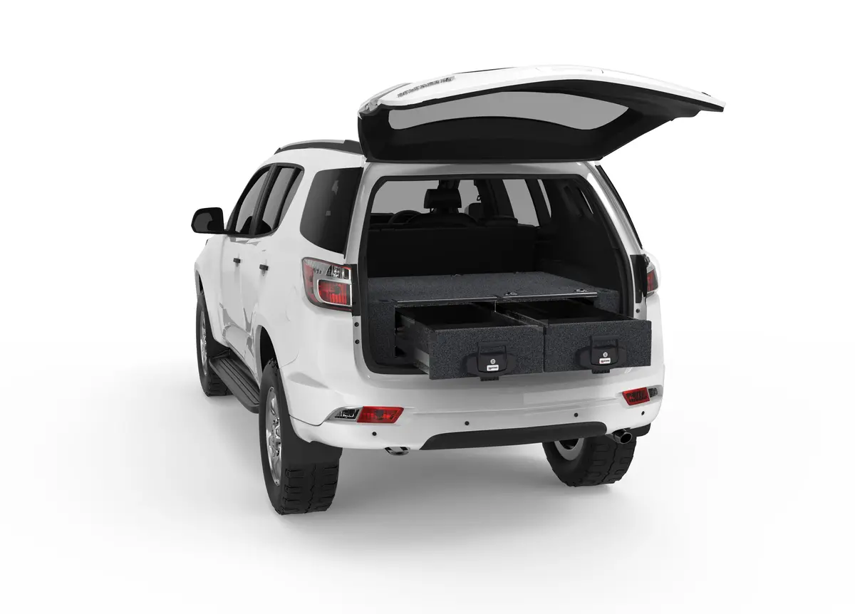 Holden Colorado (2014-2020) 4Wd Interiors Fixed Floor Drawers 7 Wagon/Trailblazer 1