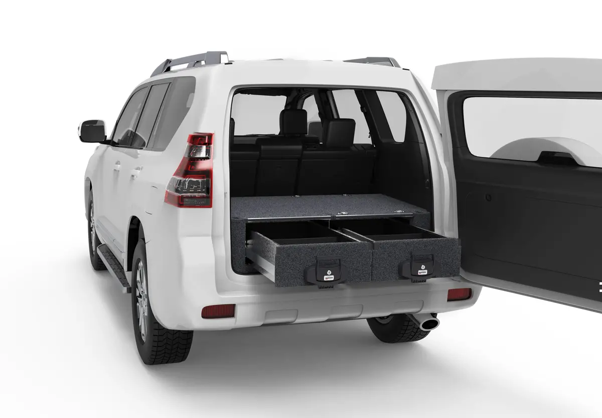 Toyota Prado 150 Series (2009-2025) Gx 5 Seater 4Wd Interiors Fixed Floor Drawers 1