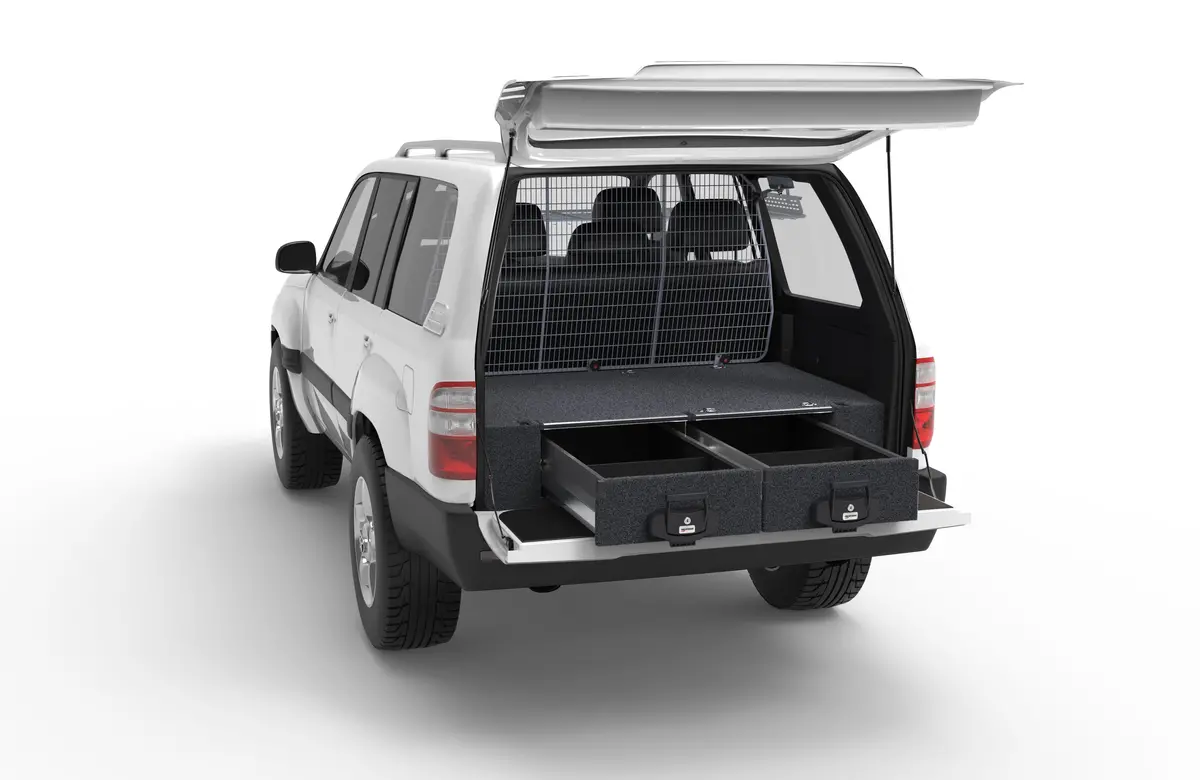 Toyota Landcruiser 200 Series (2007-2021) Sahara 4Wd Interiors Single Roller Floor Drawers 1