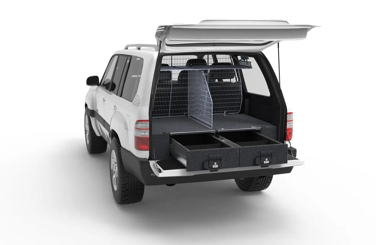 Toyota Landcruiser 200 Series (2007-2021) Sahara 4Wd Interiors Fixed Floor Drawers 1