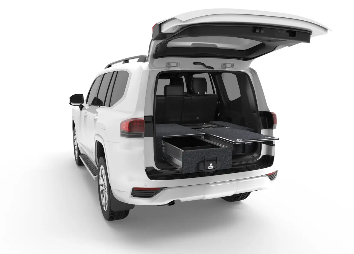Toyota Landcruiser 300 Series (2021-2025) 7 Seat 4Wd Interiors Fixed Floor Drawers 1
