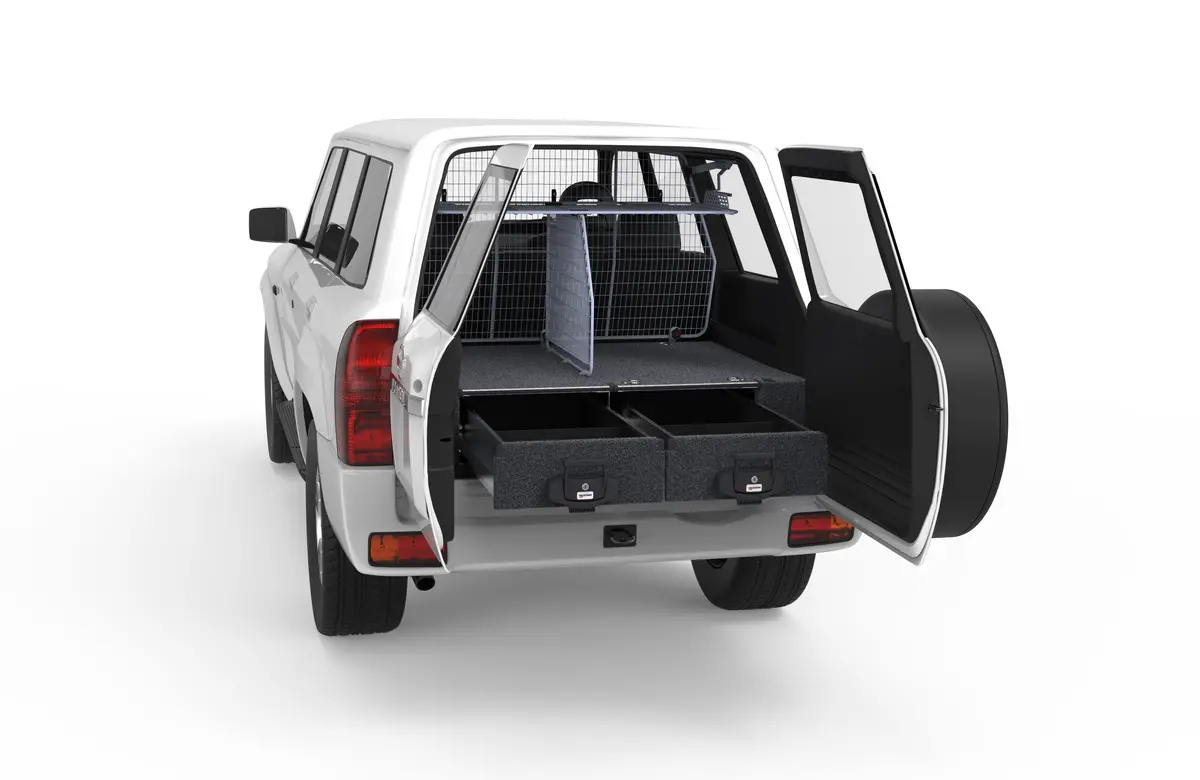 Nissan Patrol (1997-2016) Gu Wagon Without Rear Air Con 4Wd Interiors Fixed Floor Drawers Wagon 1