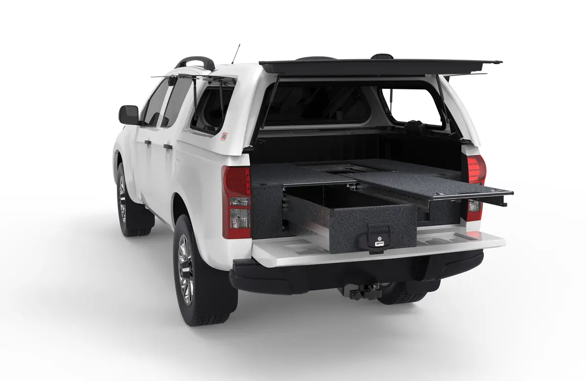 Isuzu D-Max (2012-2020) Tf 4Wd Interiors Single Roller Floor Drawers Dual Cab 1